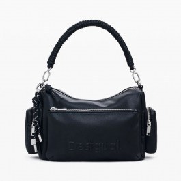 Τσάντα Χειρός/Ώμου Γυναικεία Half Habana 25SAXPBJ-2000 26,5x12x18,1cm Black Desigual BLACK