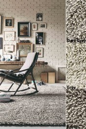 Χαλί Gravel Mix 68209 White - Grey Brink & Campman WHITE-GREY