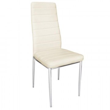 Καρέκλα Jetta ΕΜ966Χ,16 Ecru 40x50x95 cm Σετ 6τμχ