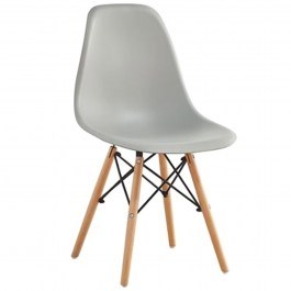 Chair - Art Wood EM123,01W Grey 46X52X82Cm GREY