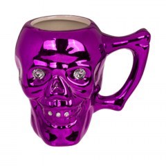 Κούπα Skull With Crystal Stones 78/8120 10x12cm Purple