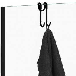 Άγκιστρο Διπλό 0900660 3,5x4x11cm Black Decor Walther BLACK