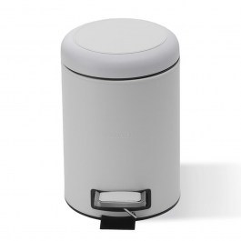 Trash Can Brownie 0939550 17x24x26cm White Decor Walther WHITE