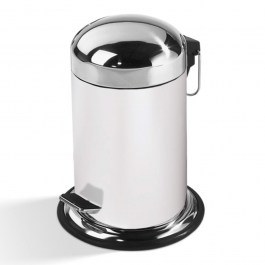 Trash Can TE 30 0608173 22x24x31cm White Decor Walther WHITE