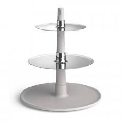 Ορντερβιέρα 3 Θέσεων Patore 30632 28,6/23/18x32,7cm Inox-White Zack