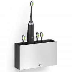 Ποτηροθήκη Επιτοίχια Potes 40605 16,5x6x9,6cm Inox Zack