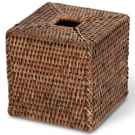 Κουτί Για Χαρτομάντηλα BASKET KBQ 0930992 14x14x14cm Brown Decor Walther BROWN