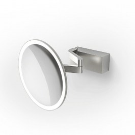 Καθρέπτης Τοίχου Φωτιζόμενος VISION R 5X 0123176 20,5x20,5x11cm IP44 Chrome Decor Walther CHROME