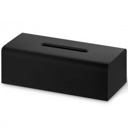 Κουτί Για Χαρτομάντηλα Stone KB 0971960 26x13,5x8cm Black Decor Walther BLACK
