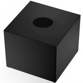 Κουτί Για Χαρτομάντηλα KB 87 0864360 13x13x13,5cm Black Decor Walther BLACK