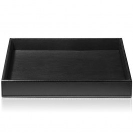 Δίσκος Μπάνιου Brownie Tab R 0932560 26x22x3cm Black Decor Walther BLACK