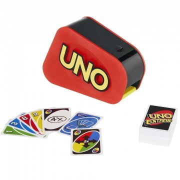 Board Game Uno GXY75 Extreme Card Game For 2-10 Players Multi Mattel