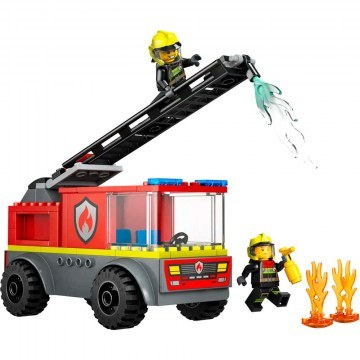 City: Πυροσβεστικό Με Σκάλα 60463 4 Ετών+ 82 Κομμάτια Multi Lego