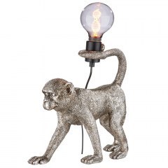 Φωτιστικό Επιτραπέζιο Monkey 37161 13x39,5x37cm 1xE27 60W Silver