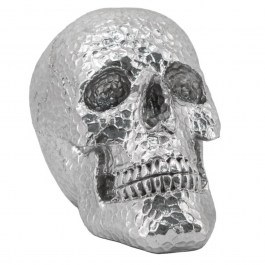 Διακοσμητικό Αντικείμενο Skullhead Hammered 60893 19cm Silver SILVER