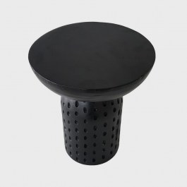 Coffee Side Table Charme 238851 238851 37x37x42cm Black Homla BLACK