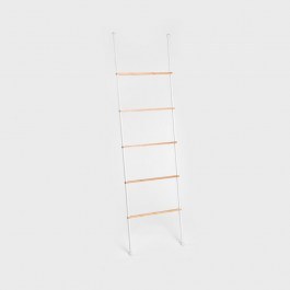 Freestanding Towel Rack Ladder Taru 237840 732614 45x2x159.5cm White Homla WHITE