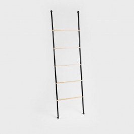 Freestanding Towel Rack Ladder Taru 237841 732621 45x2x159.5cm Black Homla BLACK