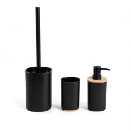 Σετ Μπάνιου Salti 238717 747229 (Σετ 3τμχ) Black-Natural Homla NATURAL-BLACK