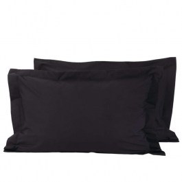 Μαξιλαροθήκες Σετ 2τμχ 1015 Black Das Home BLACK