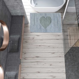 Bath Mat 0576 Light Blue Das Home LIGHT BLUE