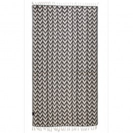 Πετσέτα Θαλάσσης - Παρεό 3684 Black-Ivory Greenwich Polo Club IVORY-BLACK