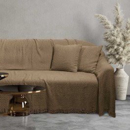Μαξιλάρι Διακοσμητικό 0233 (Με Γέμιση) Brown Das Home BROWN