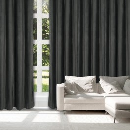 Κουρτίνα 2232 Με Τρουκς Dark Grey Das Home Dark Grey