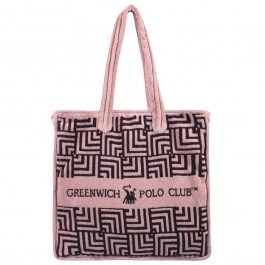 Τσάντα Θαλάσσης 3730 42x45 Nude-Black Greenwich Polo Club NUDE