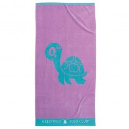 Kid Beach Towel 3764 Pink-Mint Greenwich Polo Club PINK-MINT