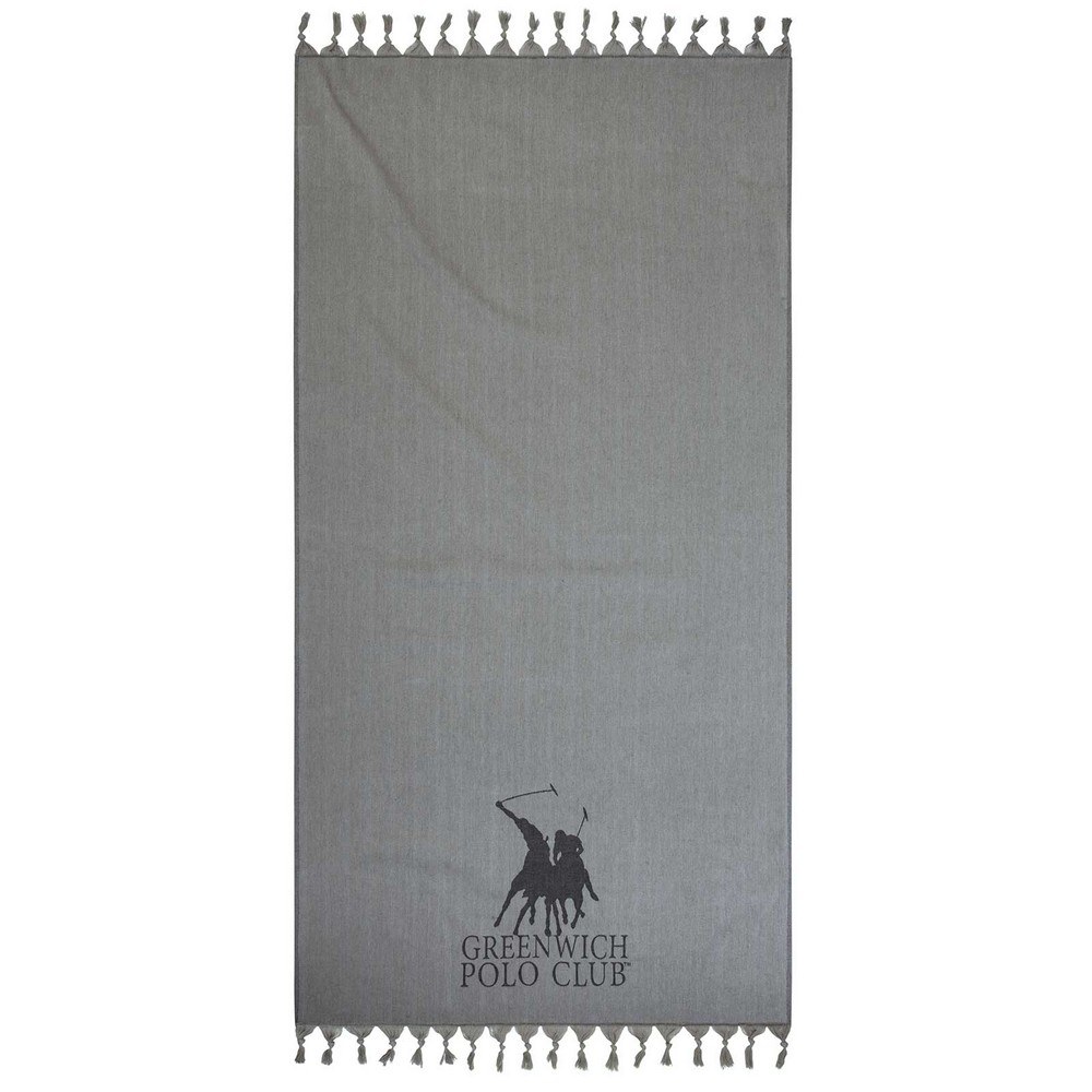 Πετσέτα Θαλάσσης - Παρεό 3794 Grey Greenwich Polo Club