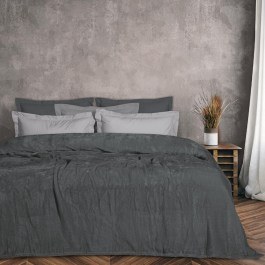 Κουβέρτα 1343 Velour Graphite Das Home GRAPHITE