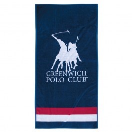 Πετσέτα Θαλάσσης 3866 Blue-White-Red Greenwich Polo Club BLUE-RED