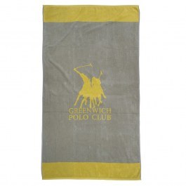 Πετσέτα Θαλάσσης 3889 Grey-Yellow Greenwich Polo Club GREY-YELLOW