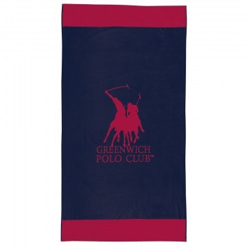 Πετσέτα Θαλάσσης 4048 Blue-Red Greenwich Polo Club