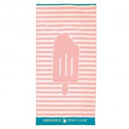 Kid Beach Towel 3892 Pink-White Greenwich Polo Club PINK-WHITE