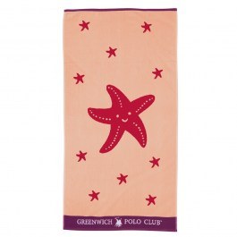 Kid Beach Towel 3894 Peach-Red Greenwich Polo Club PEACH
