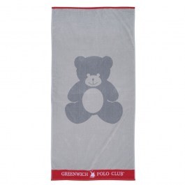 Kid Beach Towel 3895 Grey-Red Greenwich Polo Club GREY-RED