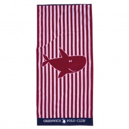 Kid Beach Towel 3901 Red-White Greenwich Polo Club RED-WHITE