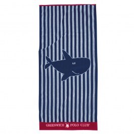 Kid Beach Towel 3902 Blue-White Greenwich Polo Club BLUE-WHITE