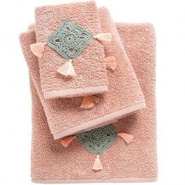 Πετσέτες Daily 0731 (Σετ 3τμχ) Somon-Green Das Home SOMON-GREEN