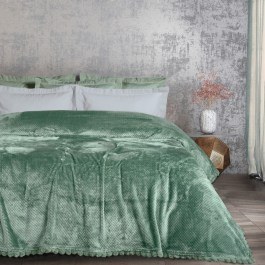 Κουβέρτα Fleece 1184 Dark Mint Das Home DARK MINT