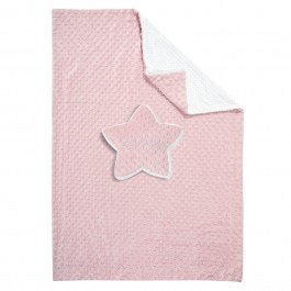 Baby Blanket 8847 Fleece Pink-White Greenwich Polo Club PINK-WHITE