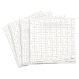 Πετσέτες Φαγητού 3006 (Σετ 4τμχ) White Greenwich Polo Club WHITE