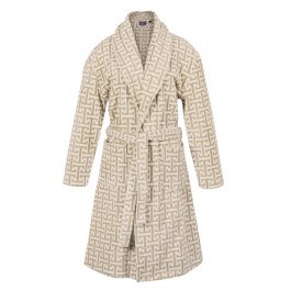 Bathrobe 3093 Taupe-Ecru Greenwich Polo Club ECRU-TAUPE