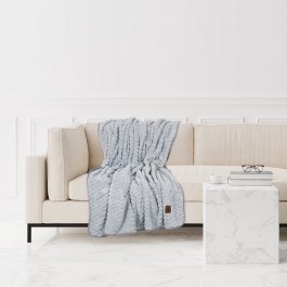 Sofa Blanket 8837 Fleece Grey Greenwich Polo Club GREY