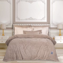 Κουβέρτα 3475 Fleece Taupe Greenwich Polo Club TAUPE