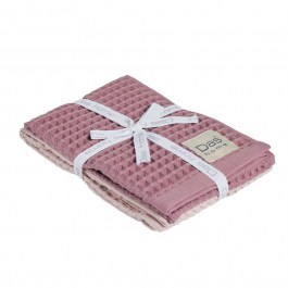 Ποτηρόπανα 0803 (Σετ 2τμχ) Pink-Nude Das Home PINK