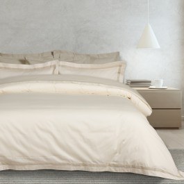 Παπλωματοθήκη Executive 1699 (Σετ 3τμχ) Ivory Das Home IVORY