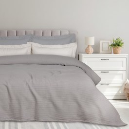 Κουβέρτα Πικέ 0496 Grey Das Home GREY